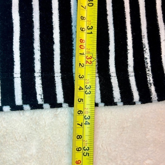 NWT Marimekko Swim Cover Dress Small Black White Terrycloth Short Sleeves - Picture 15 of 16